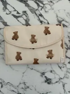 ジェラピケ　母子手帳ケース　熊