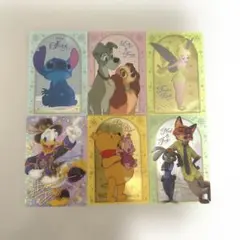 ディズニーウエハースカード　6枚セット