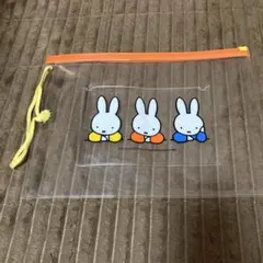 ミッフィー クリアジッパーバッグ