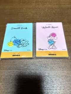 【新品、未開封】　ディズニー　メモ帳　2個セット