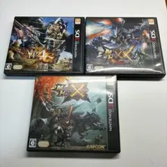 モンハン　3本セット モンスターハンター 3DS