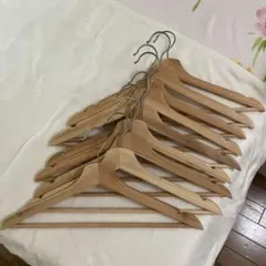 木製ハンガー 9本セットのサムネイル
