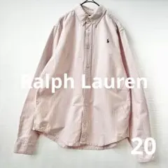 ラルフローレンRalphLaurenストライプシャツポニーロゴ