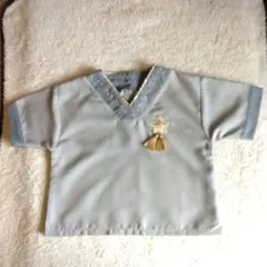 『美品』cottoli グレー 半袖トップス 星の刺繍 110cm