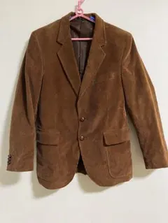 80sJordache コーデュロイ テーラードジャケット ブラウンヴィンテージ