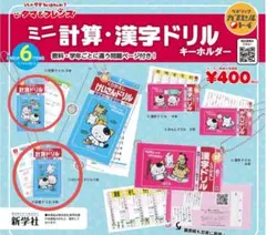 ミニ計算・漢字ドリル キーホルダー　タマ＆フレンズ