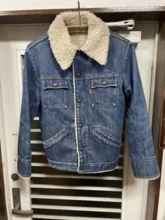 70s ビンテージリーバイス　デニムブッシュボアジャケット　サイズS-M