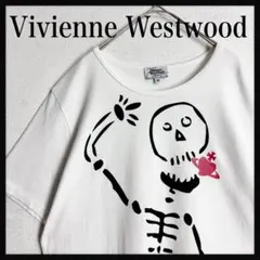 【高級モデル☆ガイコツ☆オーブ】ヴィヴィアンウエストウッド ロングTシャツ 半袖のサムネイル