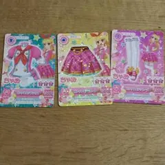 アイカツ　カード　ちゃおセットその他