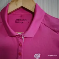 NIKE GOLFナイキ Ko Olina ポロシャツ DRI FITピンク Sのサムネイル