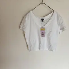 タグ付き✨シンプルwild fable ホワイト Vネック Tシャツ 【S】