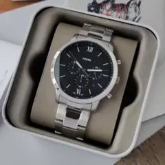 FOSSIL クロノグラフ 腕時計 ブラック