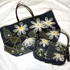 FENDI バケット フラワー 刺繍 ビーズ フリンジ バッグ 保存袋付き フェンディ/FENDI フラワー刺繍バッグ | 北九州（小倉）・下関の
