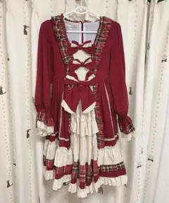 Pina sweetcollection クラシックドールワンピース ボルドー - メルカリ