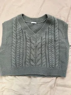 レディース ニットベスト