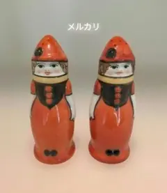 オールドノリタケ　ラスター彩　デコレディ　ピエロ2体のサムネイル
