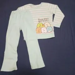 すみっコぐらし パジャマ 140cm ミントグリーン