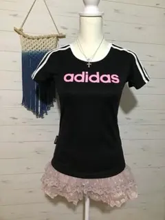★adidas★ Y2K 平成ギャル グランジ ピチT ちびT sports