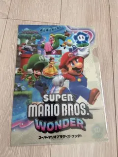 スーパーマリオブラザーズ ワンダー ビックカメラ特典 クリアファイル ステッカー
