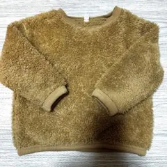 無印良品 ブラウン長袖トレーナー 80cm