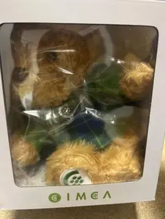 IMCA テディベア ぬいぐるみ チェック柄シャ新品未使用