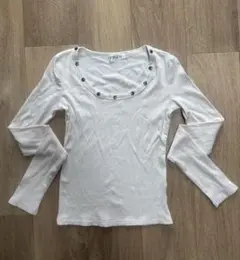 SHEIN ラウンドネックロングスリーブTシャツ　51778316