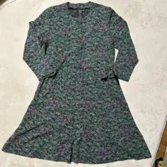 値下げ！！レトロ総柄昭和　ワンピースヴィンテージセットアップ