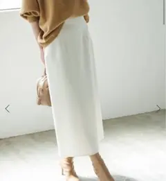 noble ジャージーライクカラータイトスカート 36