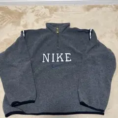 NIKE ハーフジップ フリース トレーナー グレー