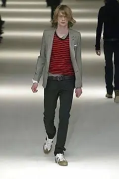 2005ssDior HommeチョークボーダーT☆ディオールオム 2025年最新dior homme ボーダー tシャツの人気アイテム - メルカリ