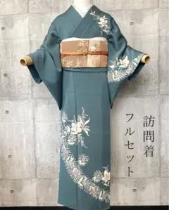 白黒 ぼかし 辻ヶ花 訪問着 フルセット 礼装 パーティー NO50 - メルカリ