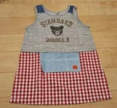 DOUBLE.B ノースリーブワンピース 100