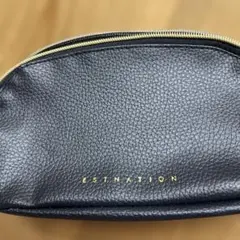 ESTNATION ポーチ ブラック ゴールド金具のサムネイル