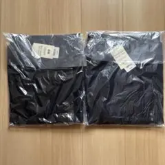 【新品未使用】ユニクロ メリノクルーネックセーター 2枚セット（黒・紺）S