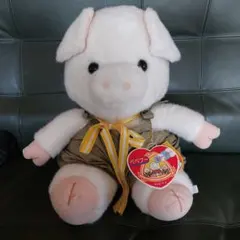 TAKENOKO たけのこ ポッポちゃん ミニ カバ ぴんくのぶた ぬいぐるみ