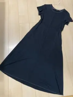 UNTITLEDアンタイトル 黒 ニットワンピース 半袖 2