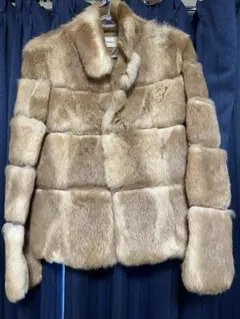 USED】LUPIAN FUR レディース毛皮コート 焦げ茶色、ブラウン - メルカリ