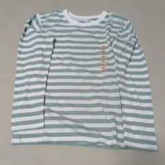 MUJI 無印良品 ボーダー長袖Tシャツ 140cmのサムネイル