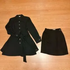 カジュアル　ブラックフォーマル　セレモニースカートドレス