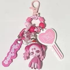 じゃらじゃらキーホルダー イチゴプリン