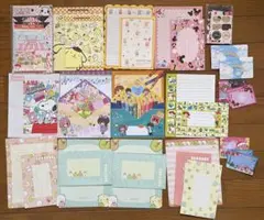 レターセット 手紙 封筒 便箋 まとめ売り 当時物 平成女児　平成レトロ