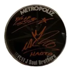 三代目　NAOTO サイン缶バッチ　METROPOLIZ