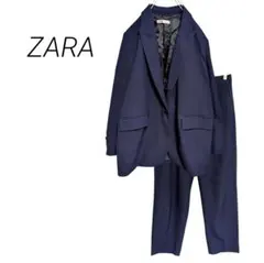 【ザラ】パンツセットアップ スーツ オーバーサイズジャケット テーパードパンツ