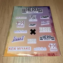 toHEROes 3rd オリジナルロゴシール