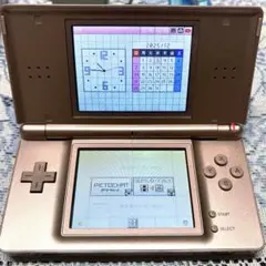 ニンテンドーDS Lite メタリックロゼ美品本体+ソフト2本
