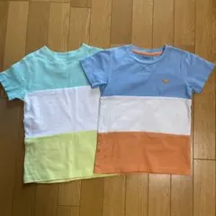 ザ*ラ様 NEXT（ネクスト）110cmサイズ マルチカラーTシャツ2枚セットのサムネイル
