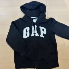 GAP KIDS フルジップ パーカー 黒