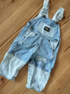 Baby B'gosh デニムオーバーオール 　ヒッコリー　12M