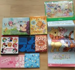 ディズニー　タオル・カレンダーセット