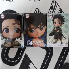 鬼滅の刃　キューポスケット　炭治郎２体　伊之助セット　フィギュア